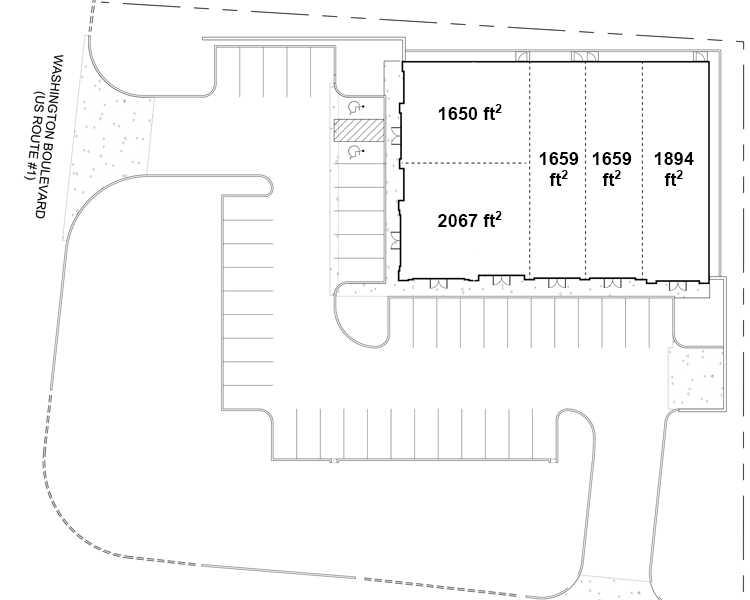 Geller Station parking lot