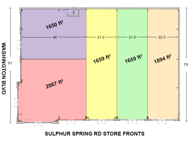 Geller Station square footage